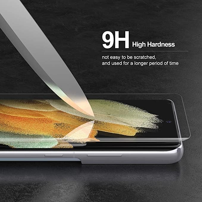 Image of UV Advanced Tempered Glass Screen Protector Guard Compatible For Samsung Galaxy Note9 (6.4 Inch, Pack of 1) Full Adhesive UV Curved Case Friendly HD Clarity