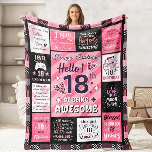 keepitcozi Birthday Gifts Ideas for 18 Year Old Girls, 18-Year-Old