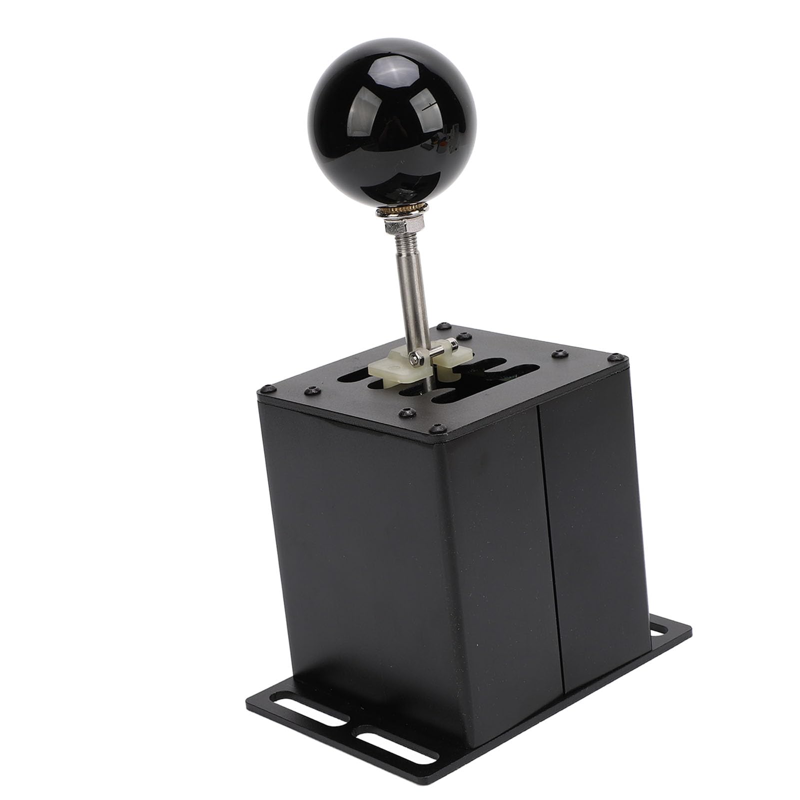 FAUOSWUK Simulatore di Gioco di Corse USB con Marcia 7+R H Altamente Simulato per Volante G29 G27 G25 G920 T300RS GT, Plug and Play, per Appassionati di Giochi di Corse, Lega di Alluminio Nero