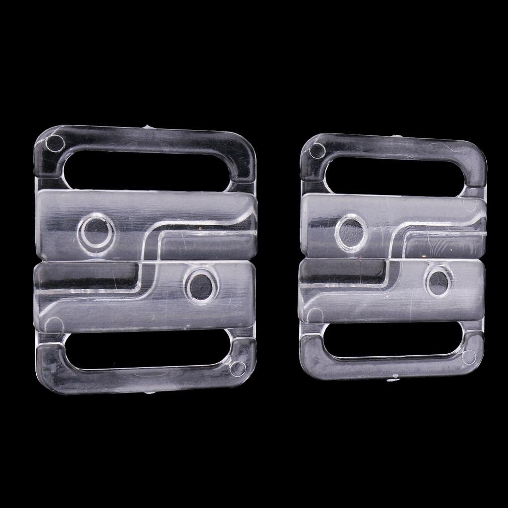 ZOOMELLA PP Bikini Bra Clips Hook Swimwear Clicker Bikini Accessories 14mm Clear-image-18