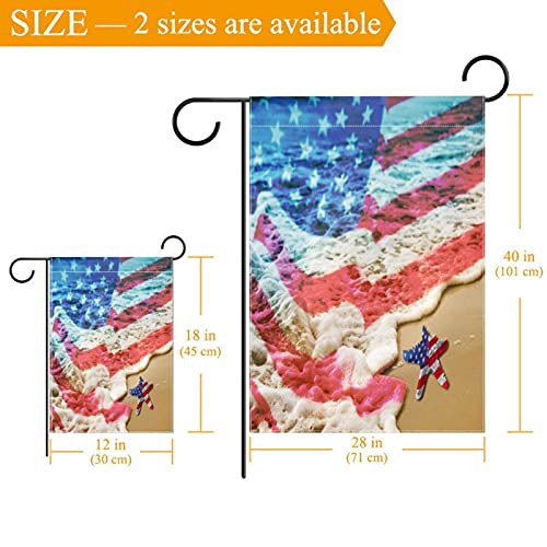 Drapeau de bienvenue double face en polyester résistant toutes saisons - 3