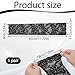 Aysatogc Lace Arm Sleeves For Women, Long Fingerless Lace Sleeves Fingerless Arm Covers Warmers Black for Tea Party Wedding Opera Decoration