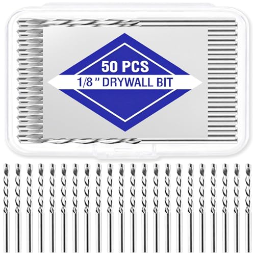 50 Pcs Drywall Cutting Bits (1/8 Inch)