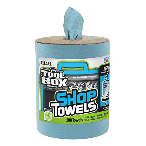 Sellars 55207 Toolbox Shop Towels Dispenser Refill, 12