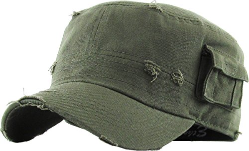 Image of KB-Ethos Cadet Army Cap Basic Everyday Military Style Hat (Now with STASH Pocket Version Available)