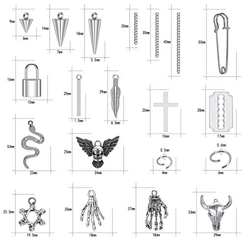Zs 230 Pieces Diy Ear Tunnels Accessories Dangle Gauges Body Piercing Jewelry, Stainless Steel 4G - 7/8 Inch Dangle Ear Gauges For Women/Men (Gauge=0G(8Mm)) #TOP1