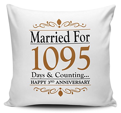 Federa per cuscino con scritta Married for Days &...