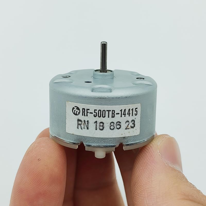 Mabuchi RF-500TB-14415 Mini 32mm Round Spindle Motor DC 3V 5V 6V 3700RPM Precious Metal Brush Micro 500 Motor for DIY CD DVD Player