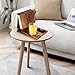 3HQ Wooden Book Stand for Reading Rest, Acacia Triangle Book Holder with Cup, Glasses, Pen & Phone Holder, Book Nook Reading Valet for Book Lover Gifts