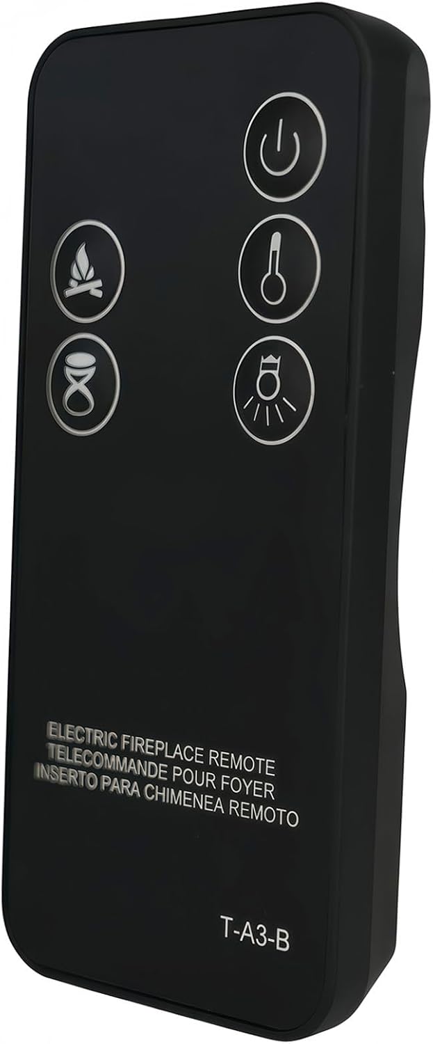 Replacement Remote Control for Twin Star ClassicFlame Classic Flame Dura Flame Fireplace Stove Heater 28EF022GRA 28EF022SRA 33EF022GRA 33EF022SRA (T-A3-B)