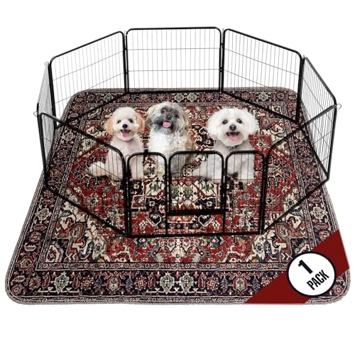 Image of PUPIBOO Washable Pee Pads for Dogs and Cats - Super Absorbent Reusable Puppy Training Pads - 100% Waterproof, Leak-Proof & Non-Slip Whelping Pads for Pet Housebreaking