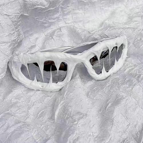 Image of Wrap Around Y2K Sunglasses Men And Women Cool Sunglasses Personalized Street Party sunglasses N45