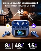 Bluetooth Kopfhörer, In Ear Kopfhörer Bluetooth 5.4 mit Touchscreen Display – Ansicht 4