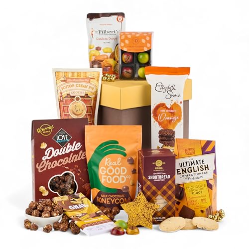 Thornton & France Chocolate Tower Gift | Luxury Chocolate Gift Set with Gourmet Treats | Non-Alcoholic Gift & Non-Alcoholic Christmas Hamper
