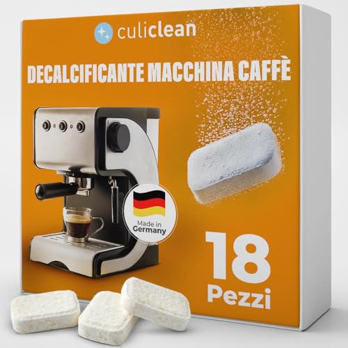 culiclean Anticalcare Macchine Caffe e Decalcificante Universale – Compresse Compatibili per Nespresso, Lavazza, Dolce Gusto, Bollitori – 18 Compresse