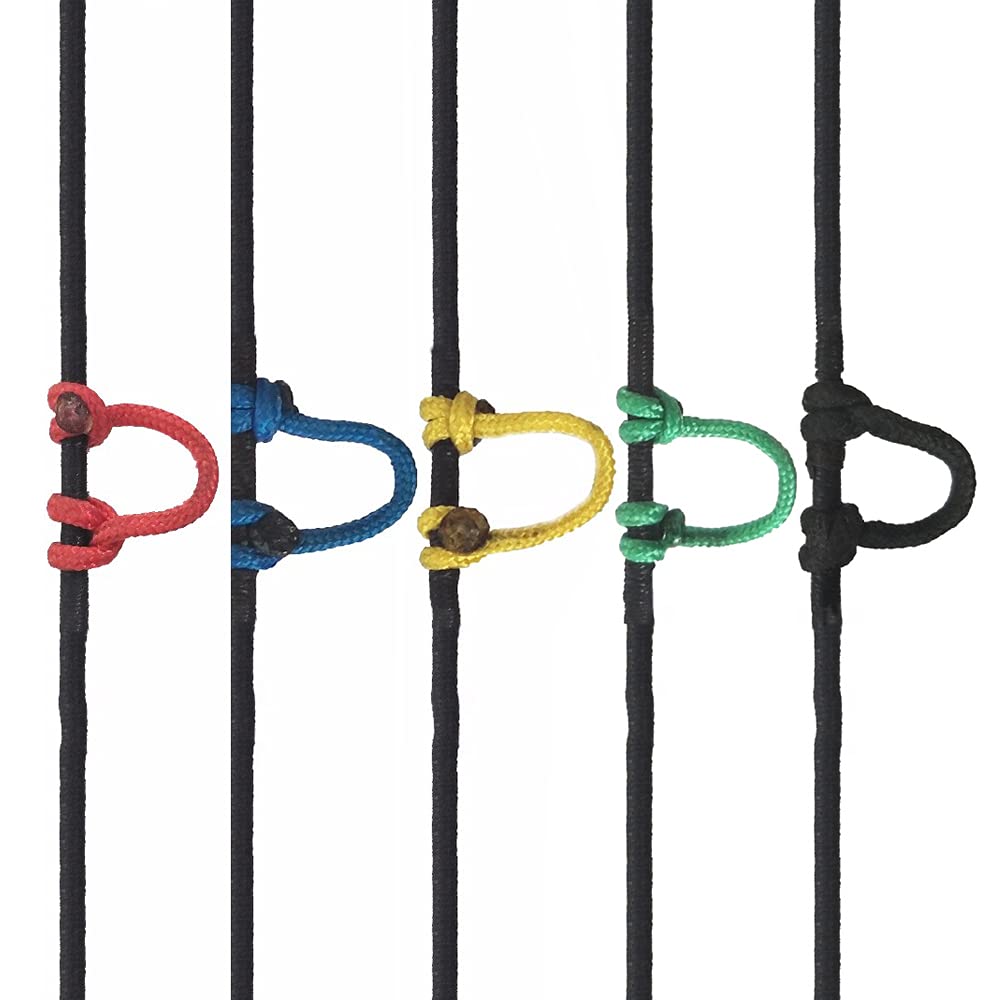 SHARROW 6m Tiro con Arco D Loop Cuerda D Anillo Cuerdas de Arco Hebilla de Liberación Ayuda Arco Compuesto Accesorios de Tiro