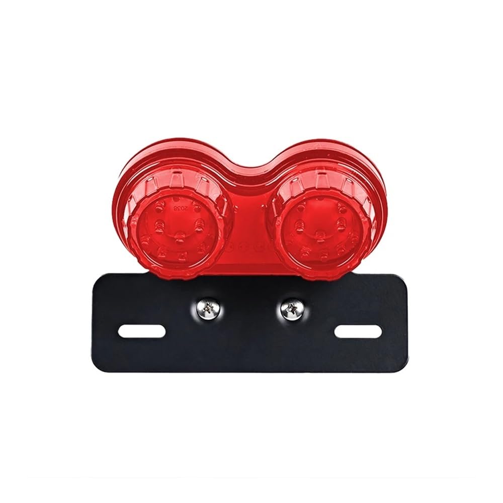 Luce Freno Moto Fanale Posteriore A LED Per Moto Locomotiva Fanale Posteriore Posteriore Multifunzionale Luce Freno Lampada Da Guida Accessori Universali
