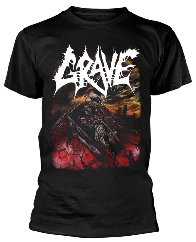 Razamataz Grave 'You'll Never See' (Black) T-Shirt (as8, Alpha, x_l, Regular, Regular)