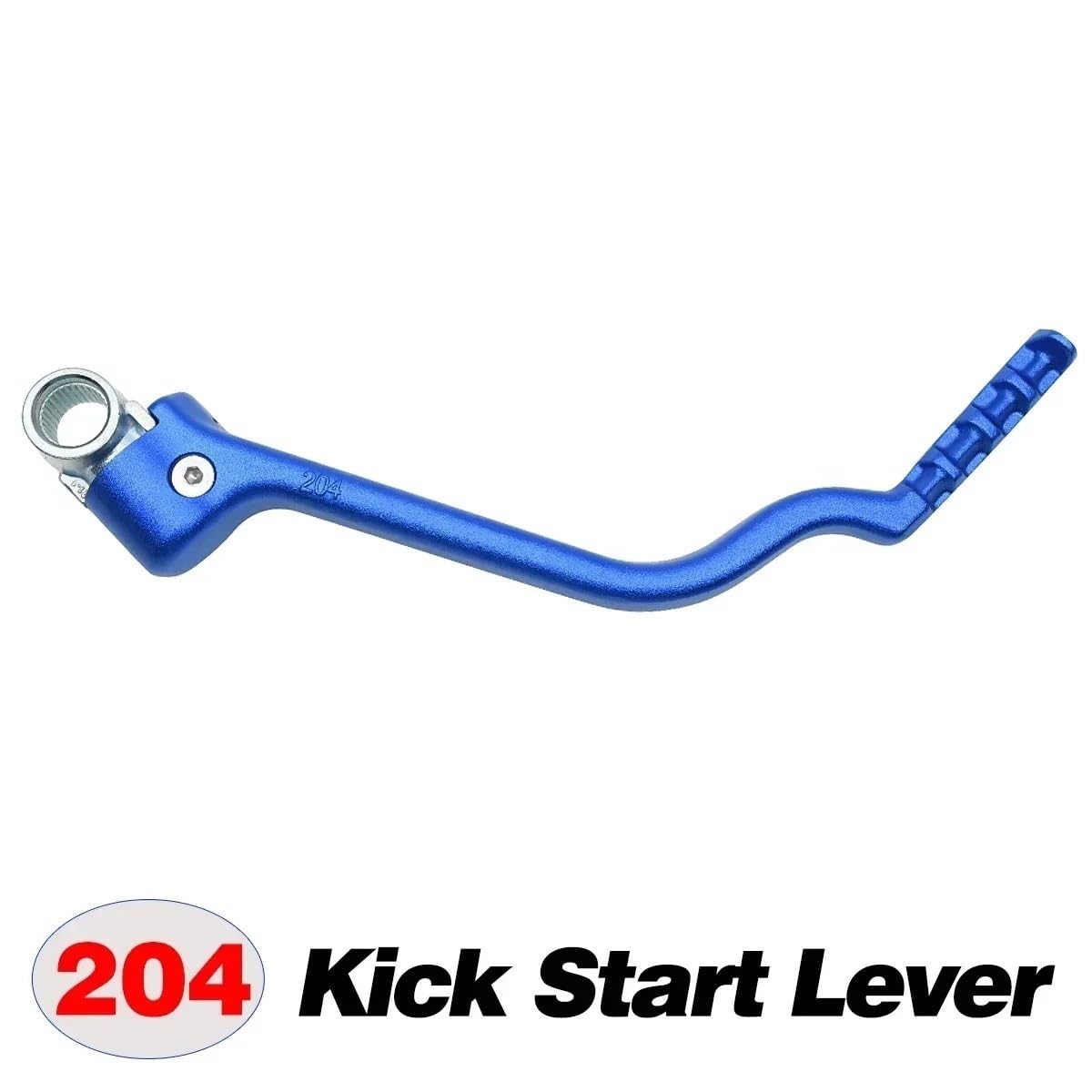 Adatto per Yamaha YZ WR 125 250 250X 250F 250FX 450FX YZF Parti di Motocross Forgiato Kick Start Leva di Avviamento Pedale Pedivella Accensione Moto(Kick Start Lever 203)