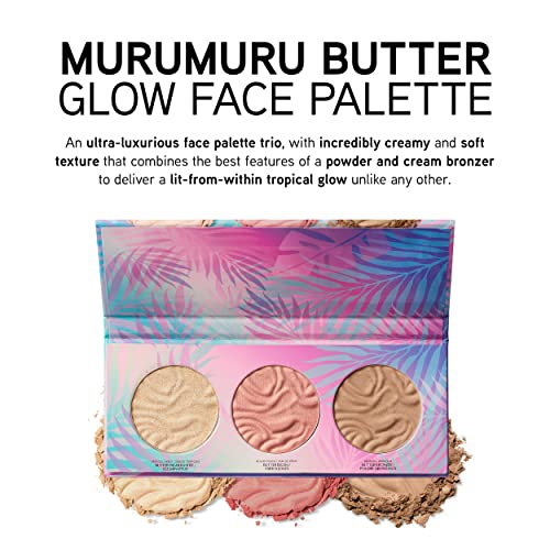 Physicians Formula Murumuru Butter Bronzer Face Powder Makeup Set, Butter Bronzer, Highlighter, Blush Collection, Glow Face Palette 3 Count (Pack Of 1) #TOP1