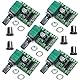 VISSQH 5 Stück Mini PAM8403 Stereo Verstärker,DC 5V Audio-Verstärker,Digital Audio Verstärkerplatine mit Potentiometer,3 W + 3W Dual-Channel PAM8403 Audio-Verstärker-Modul für DIY, tragbar