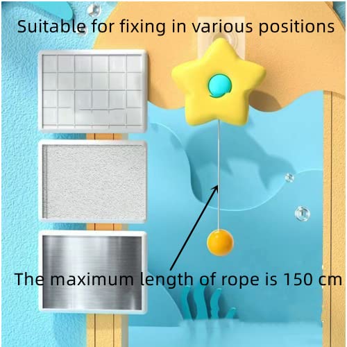 Children's Indoor Hanging Table Tennis，Cute Hanging Table Tennis Trainer Set For Parent Child， For Parent Kids,Improve Hand-Eye Coordination #TOP2