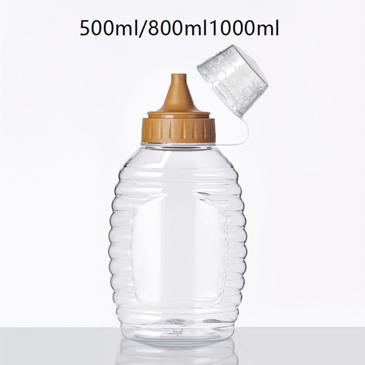 Butelka Ściskania 5 Szt. Butelka Z Przyprawami Do Wyciskania Sosu Sałatkowego Pojemnik Na Ketchup Domowy Dozownik Naczynia Obiadowe(1000ml)