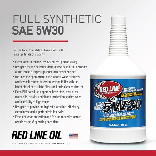Aceite de motor Red Line 5W30 sintético 1 cuarto 6 pack miniatura 3