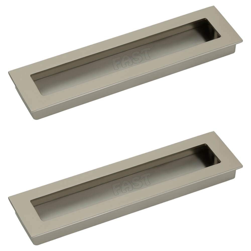 FAST CSH02 Architectural Stainless Steel Silver Satin Finish Concealed Sliding Door Handle and Concealed for All Type Wardrobe & Cupboard Door (160 mm) (B08L54V21M) Amazon Price History, Amazon Price Tracker