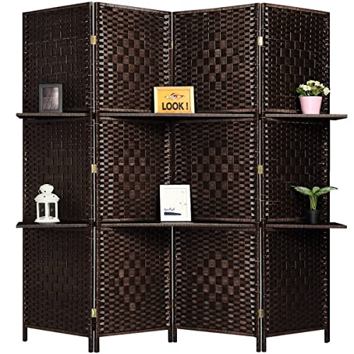 RHF 6 ft.Tall-Extra Wide 4 Panel Room Divider Room...