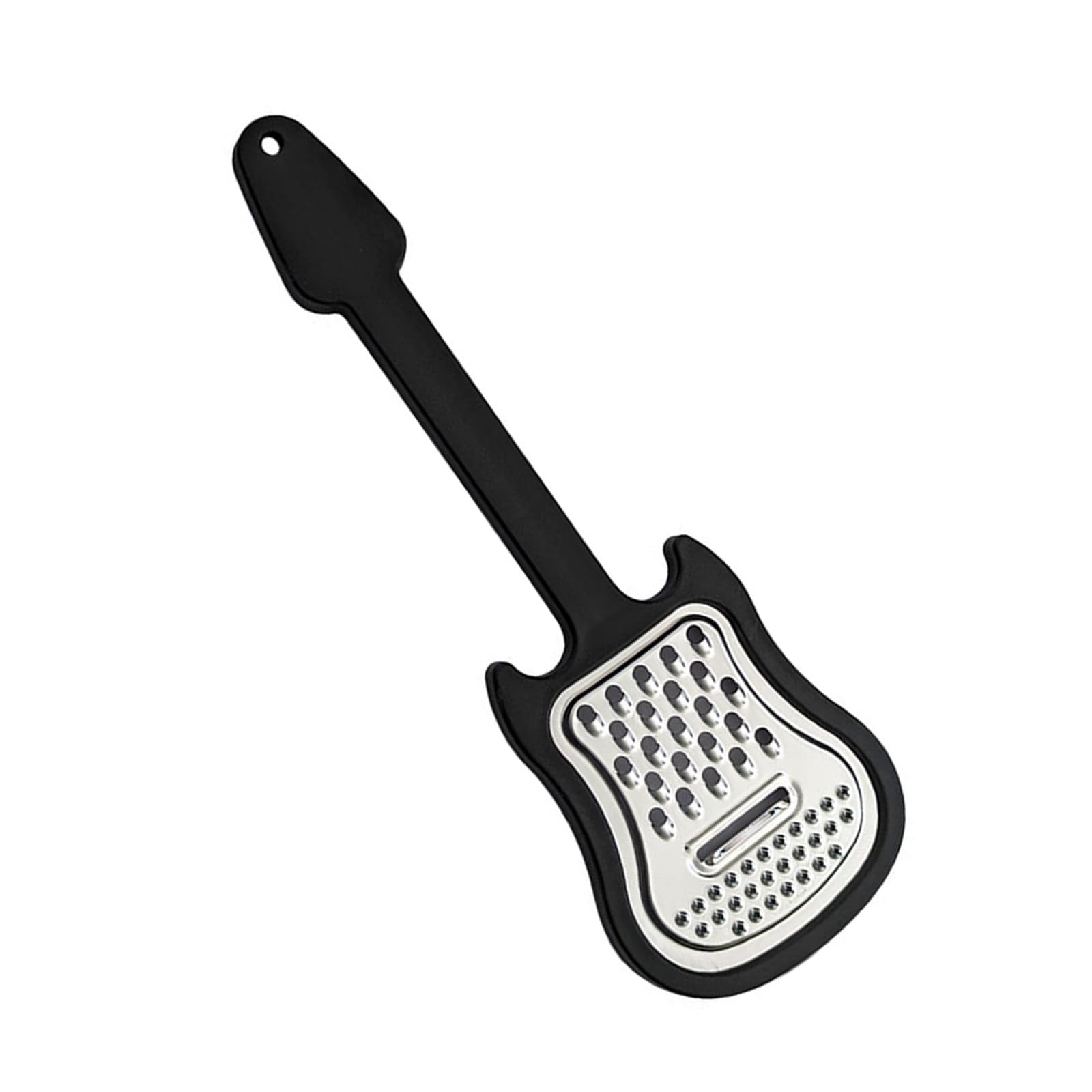 Montesy Sturdy Stainless Steel Cheese Grater Guitar Designs Handheld Food Shredders with Comfortable Grip for Kitchen Use