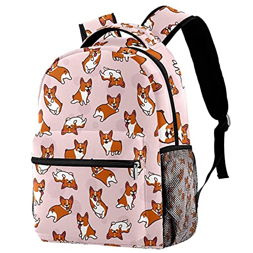 Sac à dos de voyage rose enfant avec porte-gourde et bretelles confort