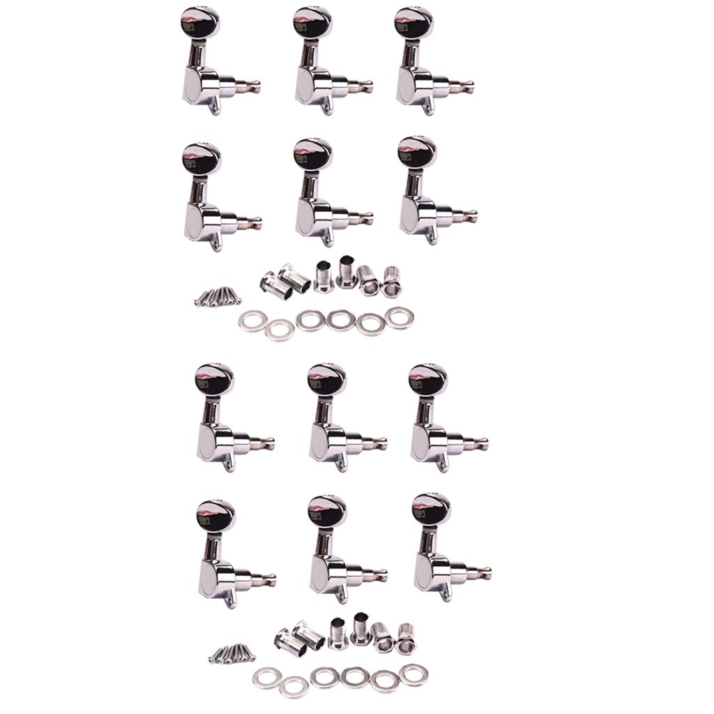 Guitar Part for 12 Pieces Guitar String Tuning Pegs Tuner Machine S Knobs Tuning Keys for Electric Guitar