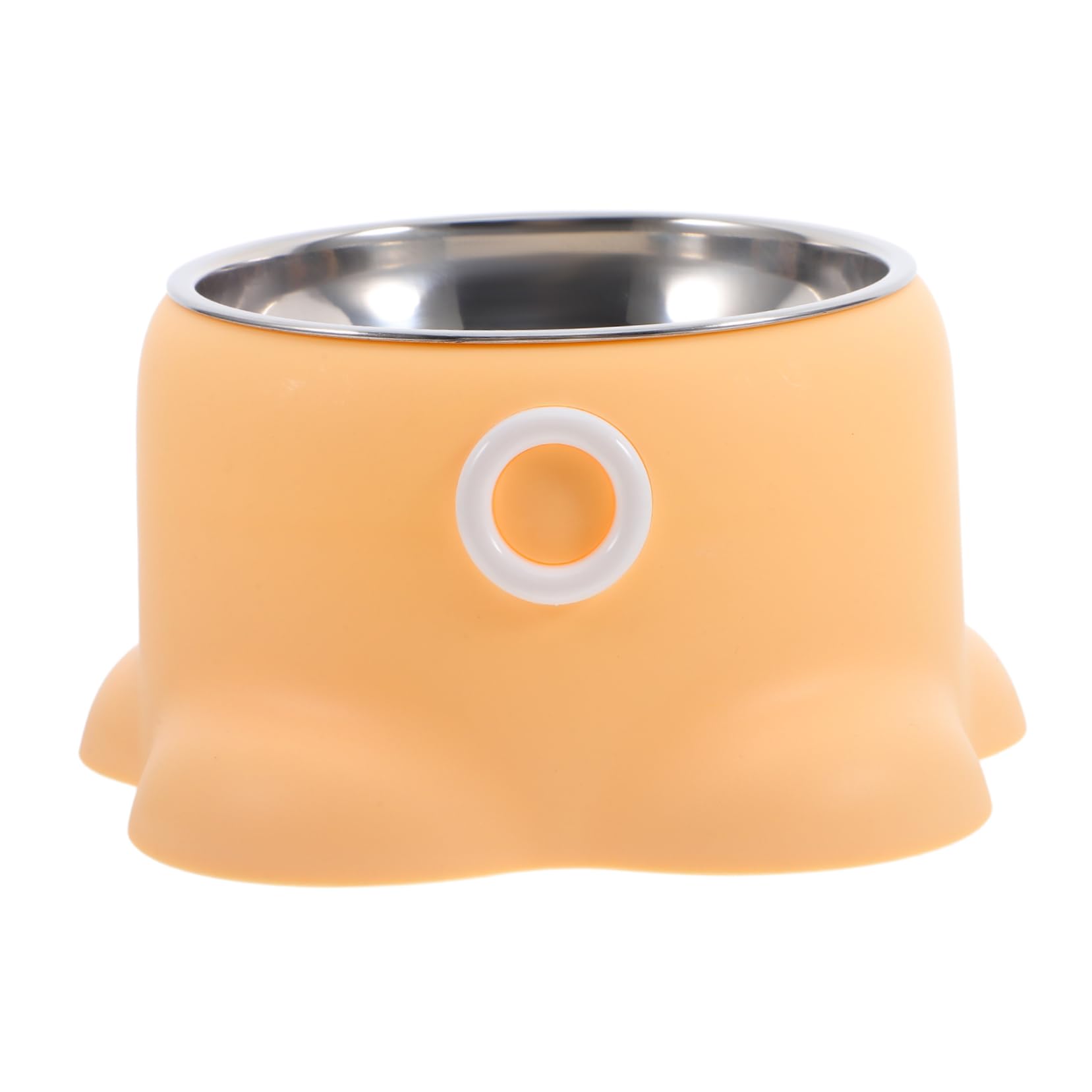 Totority Non-Slip Pet Bowl Stainless Steel Octopus Shape -Spill for Indoor/Outdoor Use