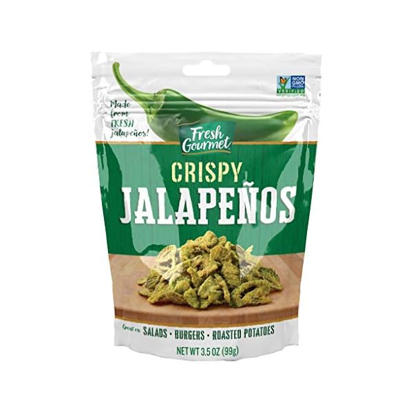 Fresh Gourmet Crispy Lightly Salted Jalapenos Low Carb Crunchy