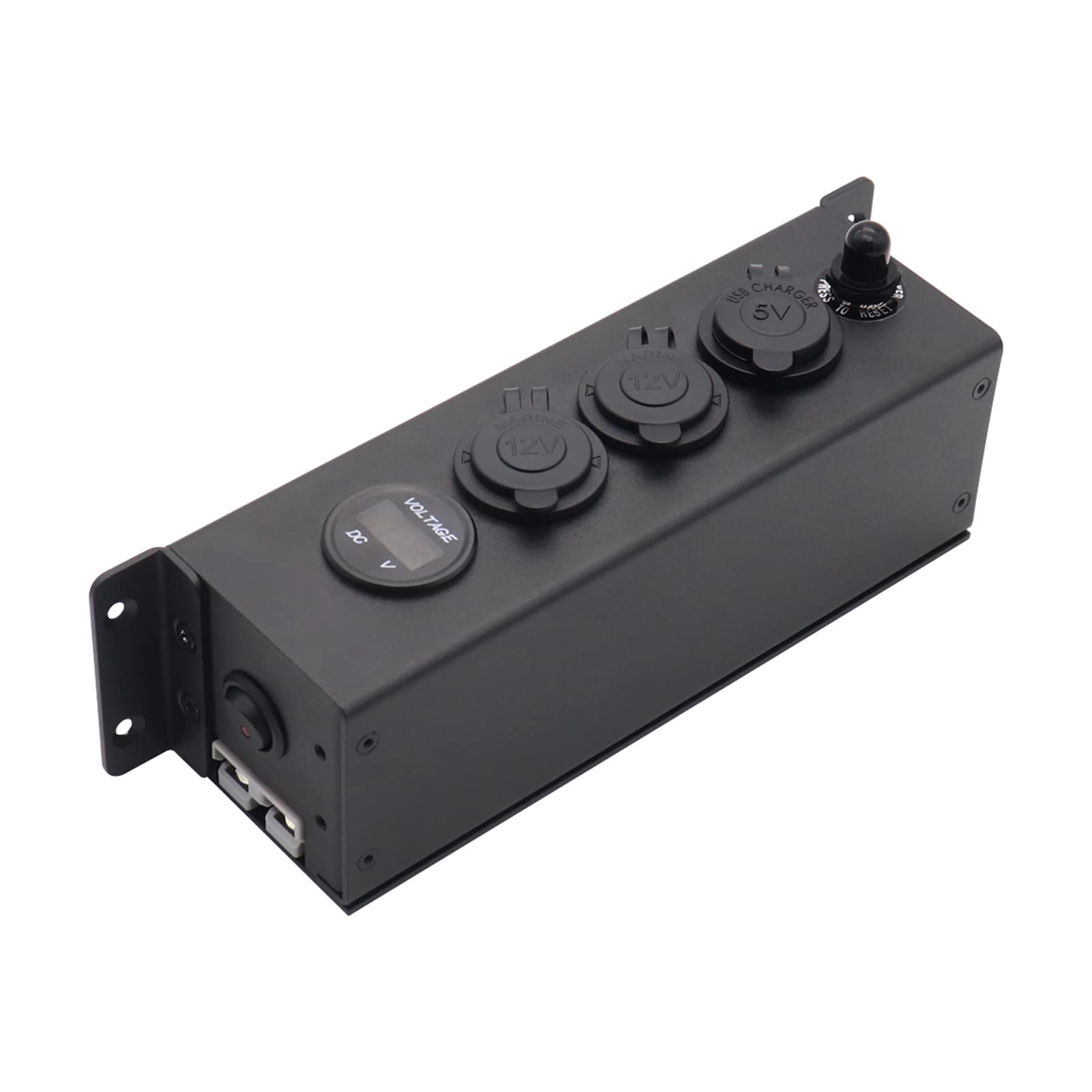 Hanzete Multifunzione Power Box 3 in1 Alimentatore Voltmetro Caricabatteria da Auto