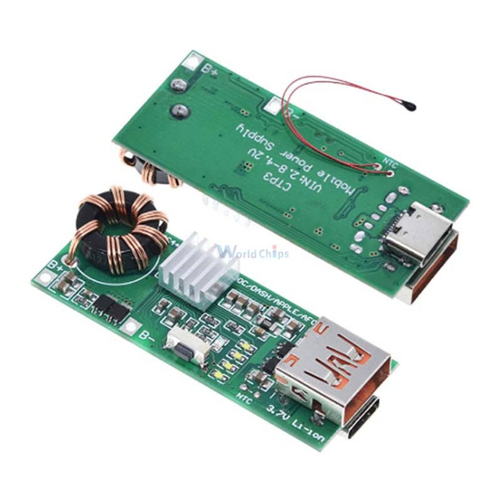 QC4 0 QC3 0 Type-C USB Fast Charger Module Double Way PD Mobile Phone Power Bank Quick Charge