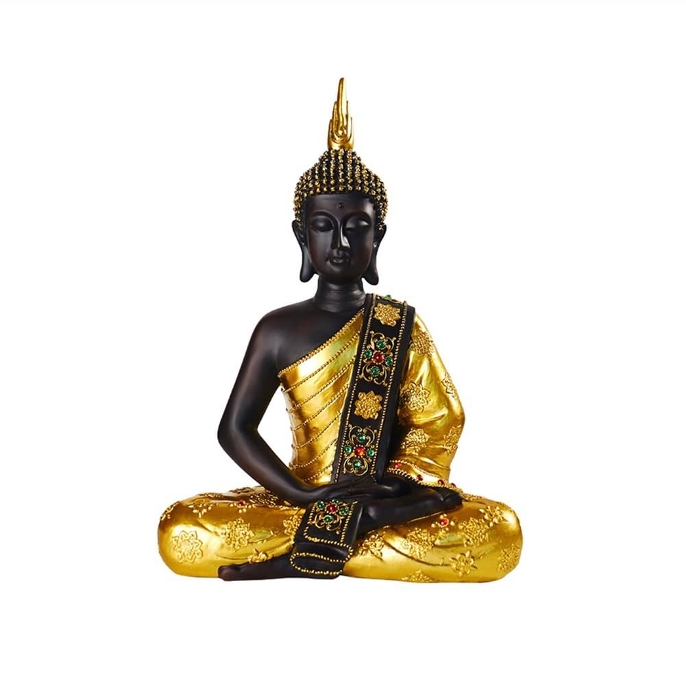 Statue de Bouddha Bodhisattva décoration intérieure zen en résine
