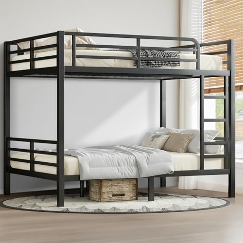 XUWANSHANG Full Over Full Bunk Bed Frame, Heavy Duty...