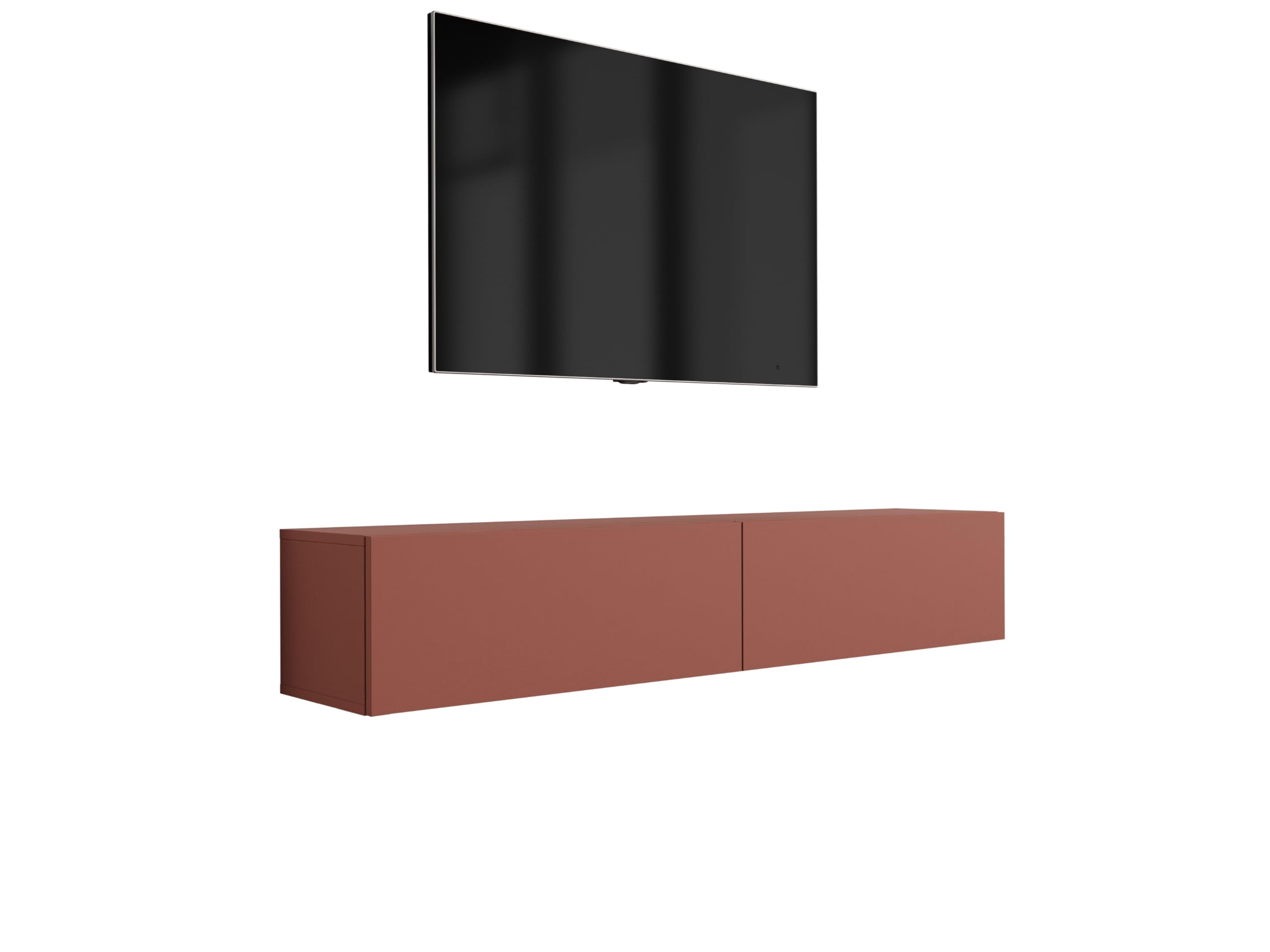3E 3xE living.com Mobile TV - mattone - 170 x 34 x 32 cm – Stile moderno