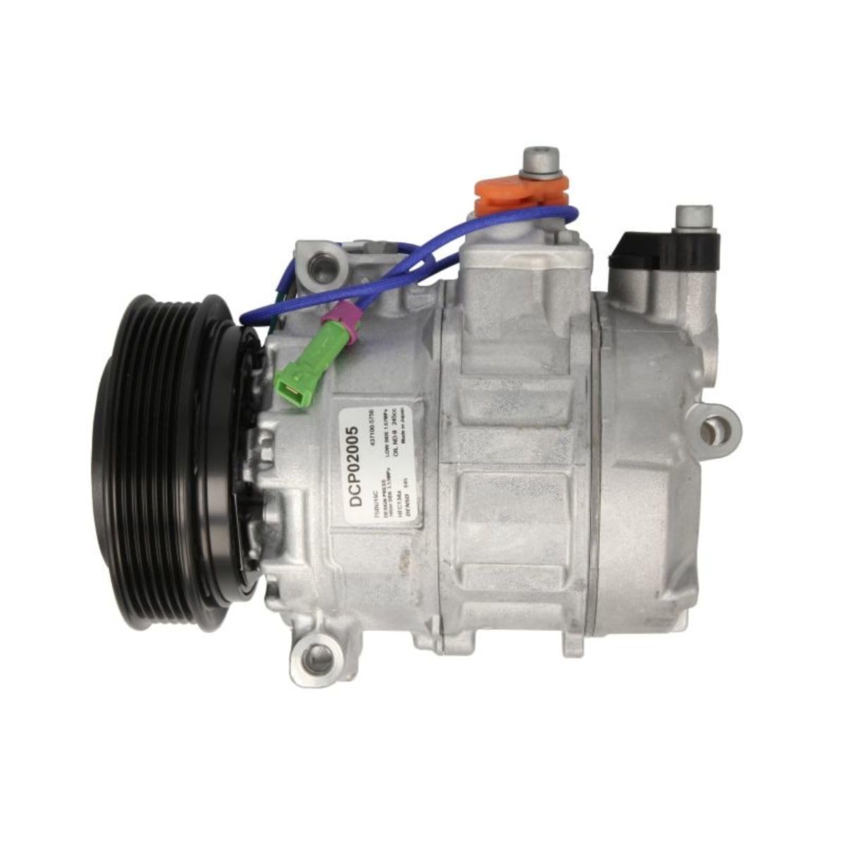 Air conditioning compressor R 134a ND-8 DCP02005 DENSO for AUDI VW SKODA