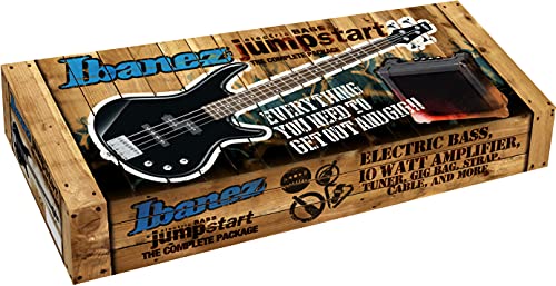 Ibanez Ijsr190N Jumpstart Bass Black Night W/10W Amp, Tuner, Strap, Cable, & Gig Bag #TOP2
