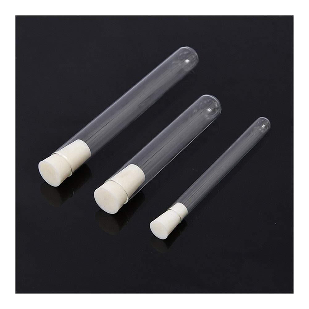 PYouo-Grandi provette, 60 Parti/Pacchetto provetta di Vetro 18mm * 180mm, con Gel di silice Plug cap, Tubo di Chimica di Vetro da Laboratorio, Materiali di Alta qualità