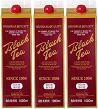 GSブラックティー1000ｍｌ　加糖　３本
