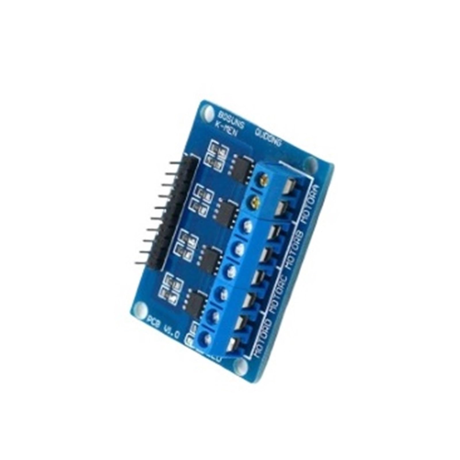 Controlador de motor, Módulo Controlador De Motor CC 4 Canales (6 Unidades) – Doble Puente H 2,5 V-12 V, 800 MA For Coches Inteligentes Y Robots,Control inteligente