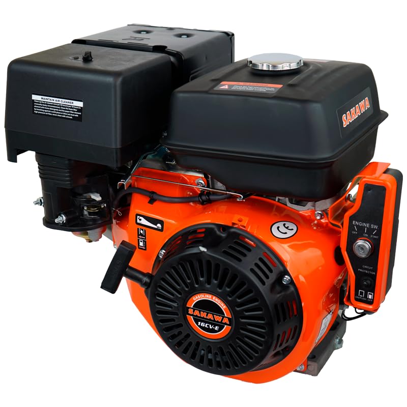 SAKAWA Motor Gasolina 4 Tiempos 16 CV Arranque Electrico
