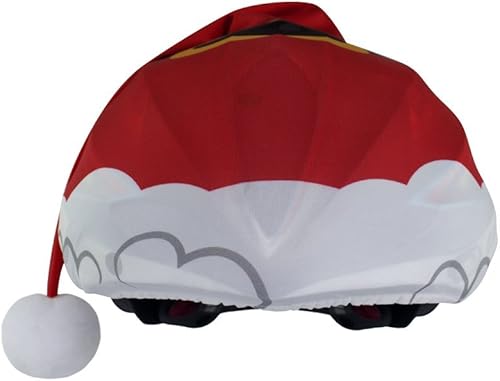 Santa - Funda de casco de Navidad para snowboard y ciclismo