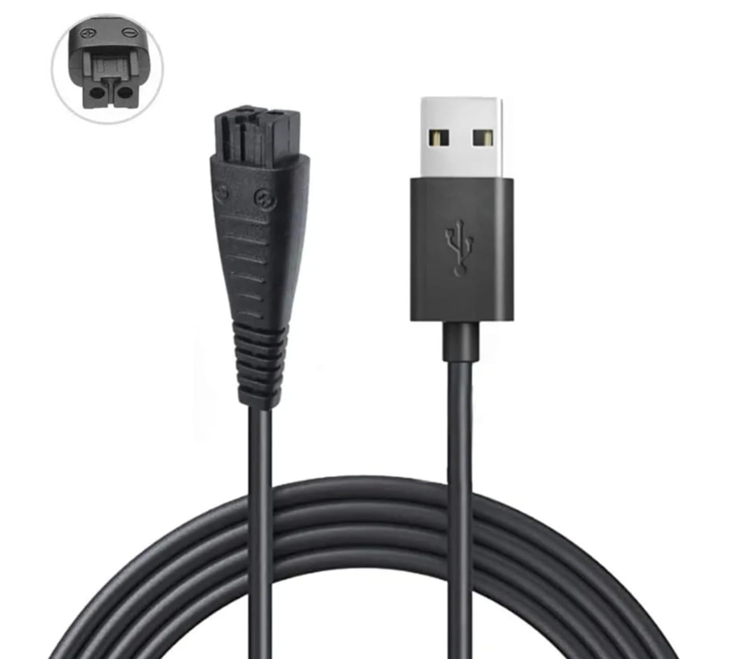 Karessories Replacement USB Charging Cable Charger 4.8W RE7-87 / RE7-59 for Electric Shaver Panasonic ES-RT30 ES-RT40 ES-GA20 ES2065 ES2067 ES-ST29 ES-ERT3