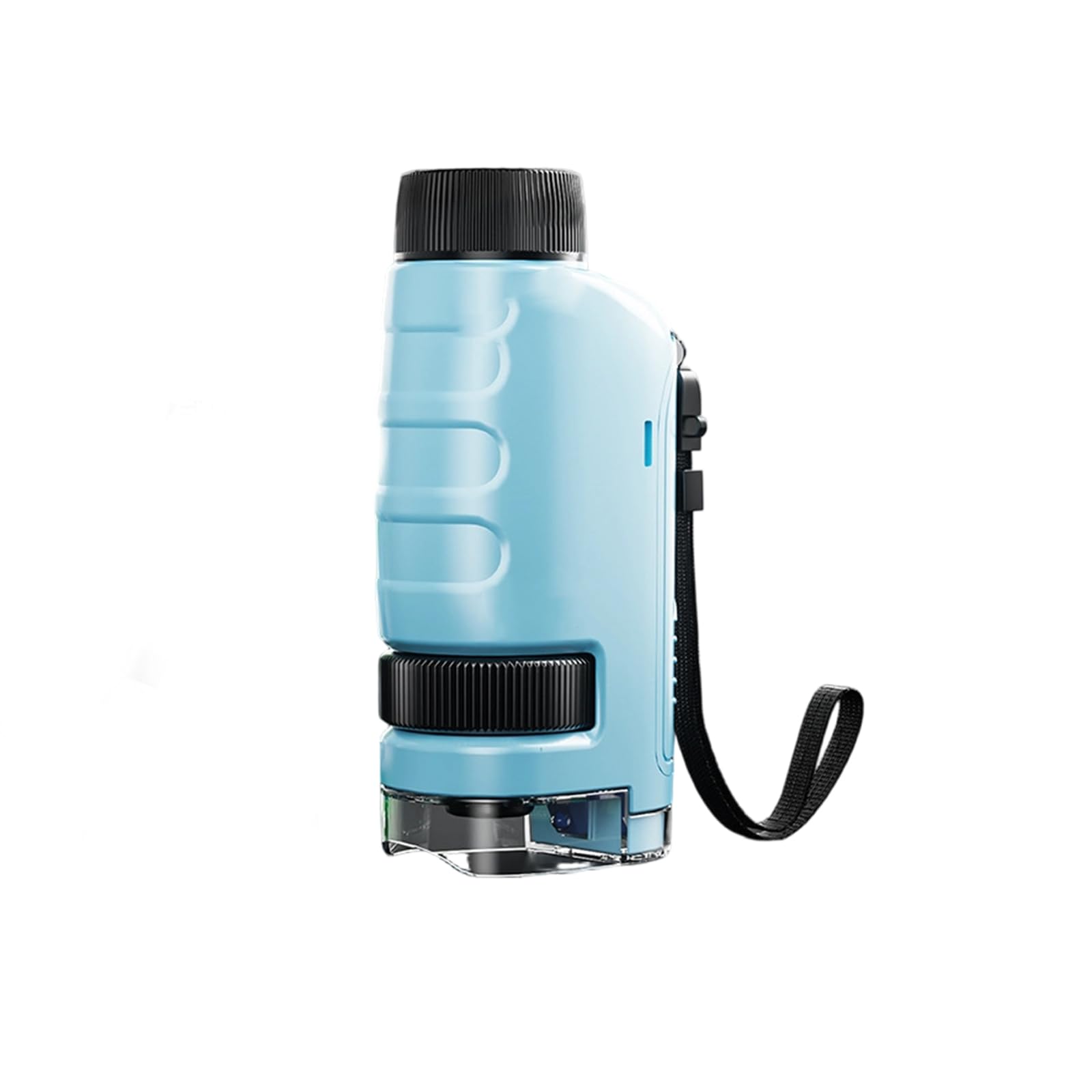Tsophreniq Blue Lightweight Travel Microscope With Multiple Magnification Option For Explorers To Discover Microscopic Multiple Magnifications