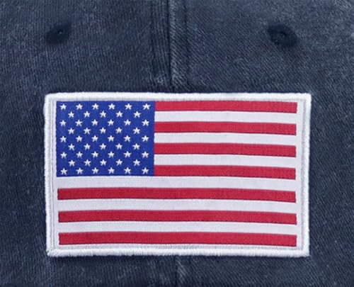 Image of American Flag Hat for Men Women, Funny Adjustable Cotton Baseball Cap
